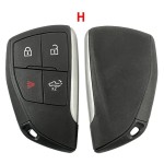 2022-2024 Chevrolet Silverado / 4-Button 433Mhz Smart Key / PN: 13548441 / YG0G21TB2 (AFTERMARKET)